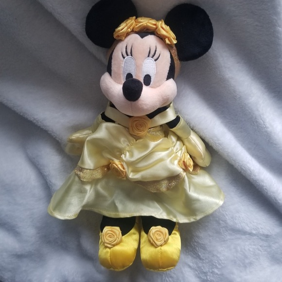 Disney Other - Vintage Disney Beauty & The Beast Princess Belle Dress Plush Disney World 12"